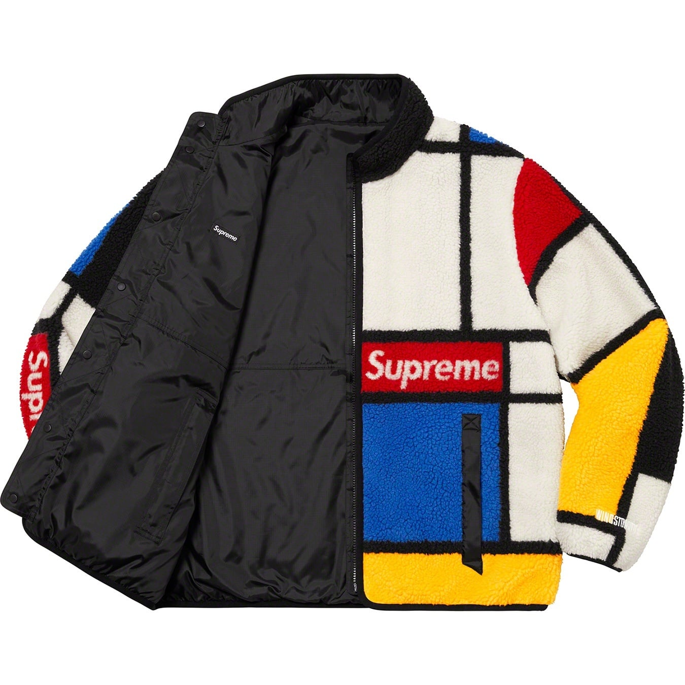 Reversible Colorblocked Fleece Jacket view 17